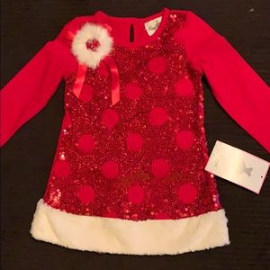NWT Rare Editions baby girl 24 mos Holiday Dress